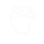 “Head silhouette with orbital lines and stars representing brain activity, focus, and cognitive function at Brain and Body of Norwalk”