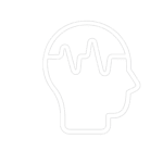 “Head silhouette with brainwave line icon representing EEG and neurofeedback services at Brain and Body of Norwalk”
